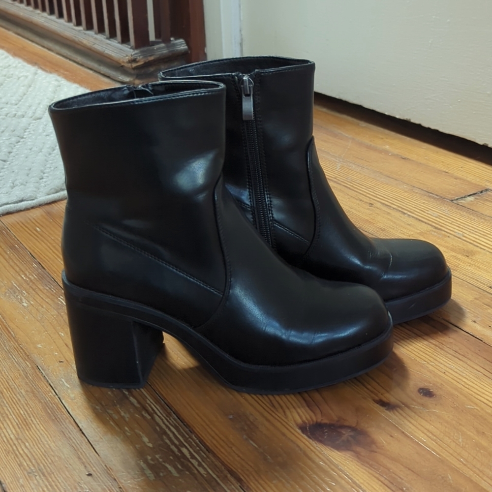 Madden Girl block heel boots